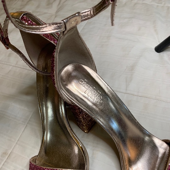 Sparkly Strappy Heels - Picture 3 of 4